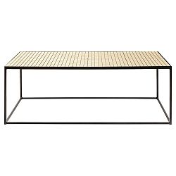 Konferenční stolek ze skla a kovu Kare Design Cubes, 120 x 60 cm