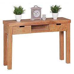 Konzolový stolek z masivního akáciového dřeva Skyport Isadora