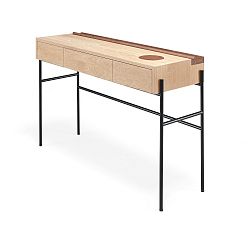 Konzolový stolek z ořechového a dubového dřeva Wewood - Portuguese Joinery Concierge