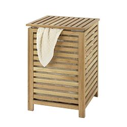 Koš na prádlo z ořechového dřeva Wenko Laundry Bin Norway, 65 l