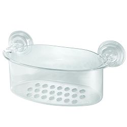 Košík s přísavkami InterDesign Spa Basket, délka 25 cm