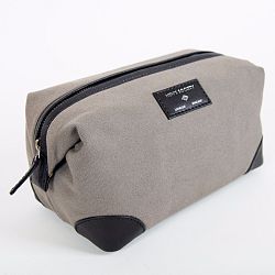 Kosmetická taštička s koženými detaily Men's Society