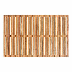 Koupelnová podložka z akátového dřeva Wenko, 55 x 85 cm