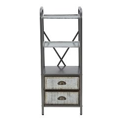 Koupelnová police s 2 zásuvkami Mauro Ferretti Illinois, výška 99 cm