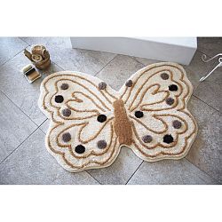 Koupelnová předložka Alessia Kelebek Brown, 70 x 120 cm