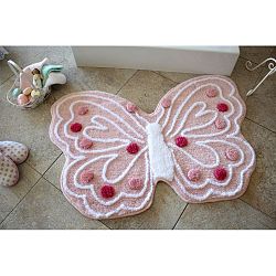 Koupelnová předložka Alessia Kelebek Pink, 70 x 120 cm