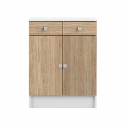 Koupelnová skříňka v dekoru dubového dřeva TemaHome Combi