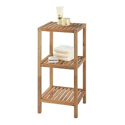 Koupelnový regál z ořechového dřeva se 2 policemi Wenko Norway