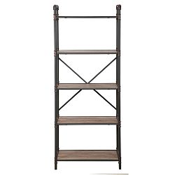 Kovová knihovna Mauro Ferretti Manhattan, 65,8 x 160 cm