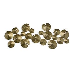 Kovová nástěnná dekorace ve zlaté barvě Versa Luana