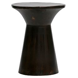 Kovový odkládací stolek v barvě bronzu WOOOD Diaz, ⌀ 40 cm