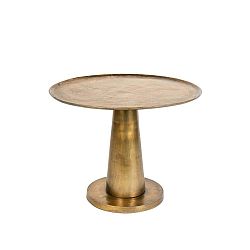 Kovový odkládací stolek ve zlaté barvě Dutchbone Brute, ⌀ 63 cm