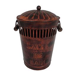 Kovový odpadkový koš Antic Line Retro Bin, výška 32 cm