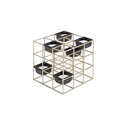 Kovový svícen ve zlaté barvě PT LIVING Structure Square