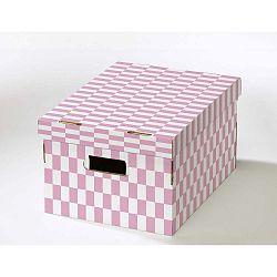 Krabice s víkem z vlnité lepenky Compactor Teddy, 40 x 31 x 21 cm