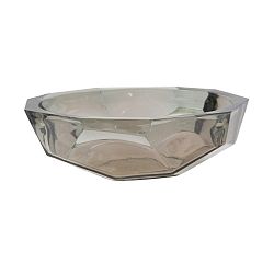 Krémová dekorativní miska z recyklovaného skla Mauro Ferretti Ambra