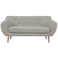 Krémová dvoumístná pohovka se světlými nohami Mazzini Sofas Sicile