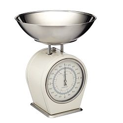 Krémová kuchyňská váha Kitchen Craft Living Nostalgia, 4 kg