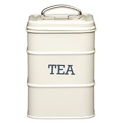 Krémová plechová dóza na čaj Kitchen Craft Nostalgia