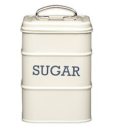 Krémová plechová dóza na cukr Kitchen Craft Nostalgia
