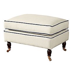 Krémová podnožka s tmavě modrým lemováním  Max Winzer Passion