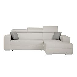 Krémová rozkládací sedačka Interieur De Famille Paris Tresor, pravý roh