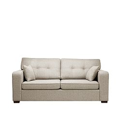 Krémově bílá třímístná pohovka Corinne Cobson Home Melvin