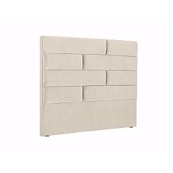 Krémově bílé čelo postele Cosmopolitan New York, šířka 160 cm