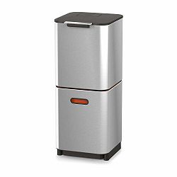 Krémově bílý koš na tříděný odpad Joseph Joseph Totem Compact, 40 l