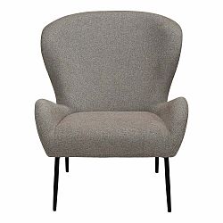 Krémové křeslo z textilie bouclé Glam – DAN-FORM Denmark