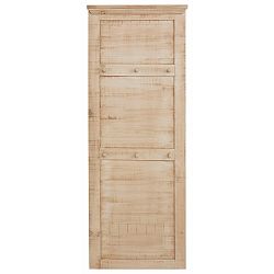 Krémový nástěnný věšák  z masivního borovicového dřeva Støraa Marilyn