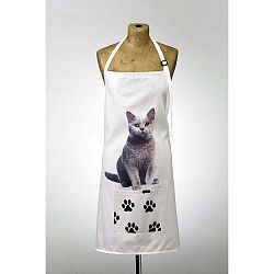 Kuchyňská zástěra s potiskem Britské modré kočky Adorable Cushions