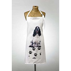 Kuchyňská zástěra s potiskem černobílého Kokršpaněla Adorable Cushions