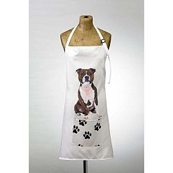 Kuchyňská zástěra s potiskem Stafordširského bulteriéra Adorable Cushions
