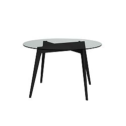 Kulatý jídelní stůl s černýma nohama Marckeric Janis, ⌀ 120 cm