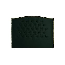 Láhvově zelené čelo postele Mazzini Sofas Anette, 160 x 120 cm