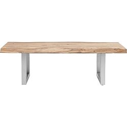 Lavice s deskou z akáciového dřeva Kare Design Nature, 140 x 45 cm