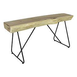 Lavice se sedákem  ze dřeva mungur HSM collection Bank