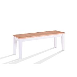 Lavice z dřevěné dýhy VIDA Living Rona, délka 120 cm