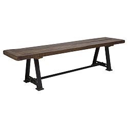 Lavice z lité oceli Kare Design Railway, délka 180 cm