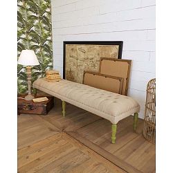 Lavice z mahagonového dřeva Orchidea Milano Antique, délka 164 cm