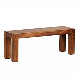 Lavice z masivního palisandrového dřeva Skyport Alison, délka 120 cm