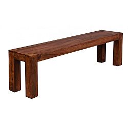 Lavice z masivního palisandrového dřeva Skyport Alison, délka 160 cm