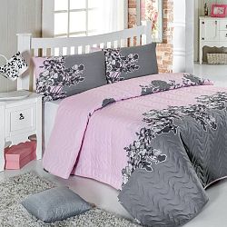 Lehký přehoz s povlaky na polštáře Sam, 200 x 220 cm