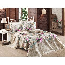 Lehký přehoz s prostěradlem a s povlaky na polštáře Angel Town, 200 x 235 cm