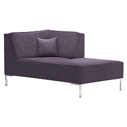 Lila rohová lenoška Corinne Cobson Home Blackbird, pravý roh