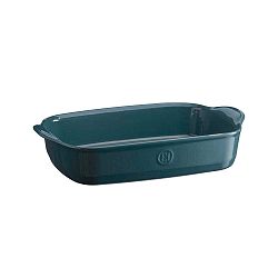 Makově modrá obdélníková zapékací mísa Emile Henry, 36 x 23 cm