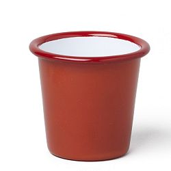 Malý červený smaltovaný hrneček Falcon Enamelware, 124 ml