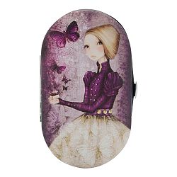 Manikúra s pouzdrem Santoro London Mirabelle Amethyst Butterfly