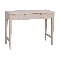 Matně lakovaný dubový konzolový stolek Rowico Fulla